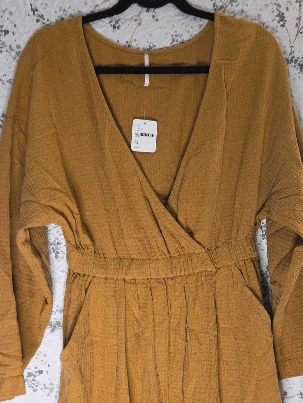 Free People Women's Mustard Jumpsuit